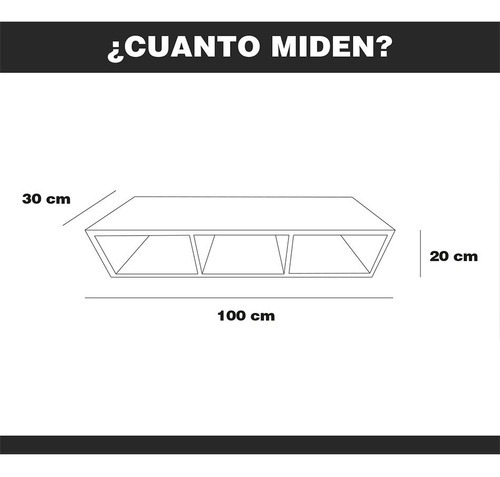 Imagen 8 de 10 de Set Modular De Repisas Flotantes Para Salas U Oficinas. P1 Color Lombardia