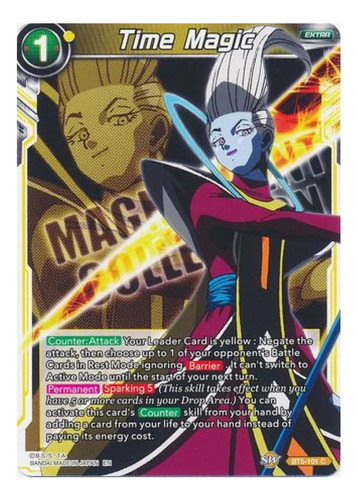 Cartas Dragon Ball Time Magic Magnificent Darkside Tcg