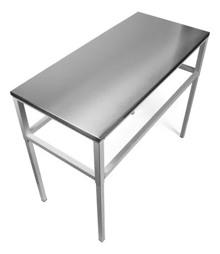 comprar Mesa De Examinación \u002Ftrabajo Ac. Inoxidable 120x55 Desarmabl Blanco