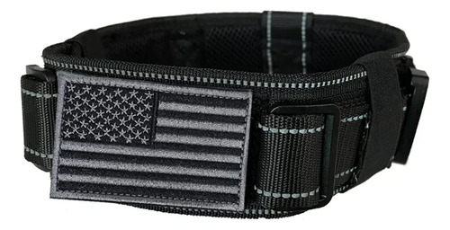 Collar Táctico Para Perros Con Hebilla De Metal - Entrenamie