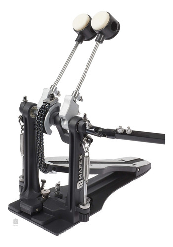 Pedal de doble tambor Mapex Mars P600tw con batería profesional