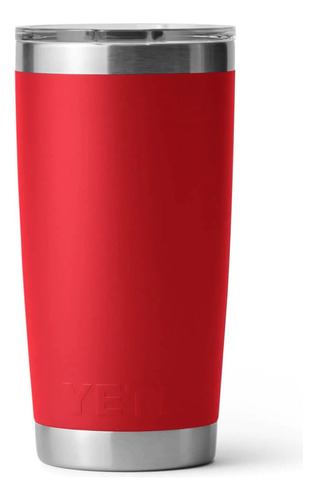 Termo Yeti Rambler 20oz Tumbler Con Grabado Color Rescue Red Liso