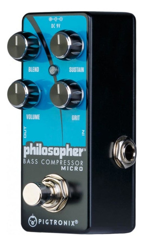 Pedal Efecto Bajo Pigtronix Philosopher Bass Comp Micro Btq 