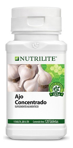 Vitaminas Y Minerales Nutrilite Ajo Concentrado 120 Tabletas