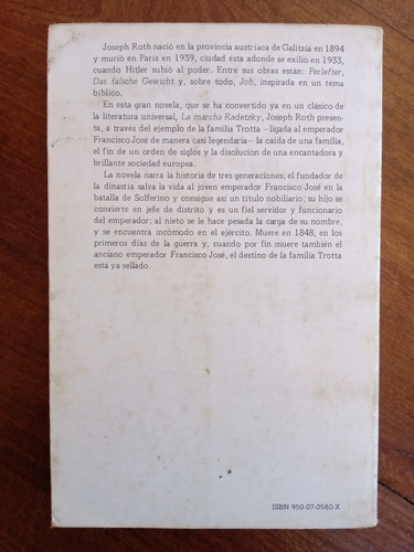 Imagen 2 de 4 de La Marcha De Radetzky - Joseph Roth