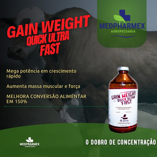 Imagem 10 de 10 de Gain Weight Kick Ultra Fast Engorda Bovinos