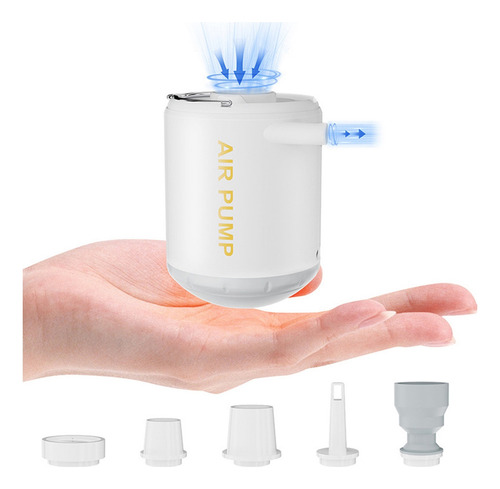 Inflador Eléctrico For Inflar Piscinas Con Luz Led Inalámbr