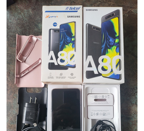 Celular Samsung Galaxy A80 Seminuevo Telcel Accesorios Y Caja Originales 