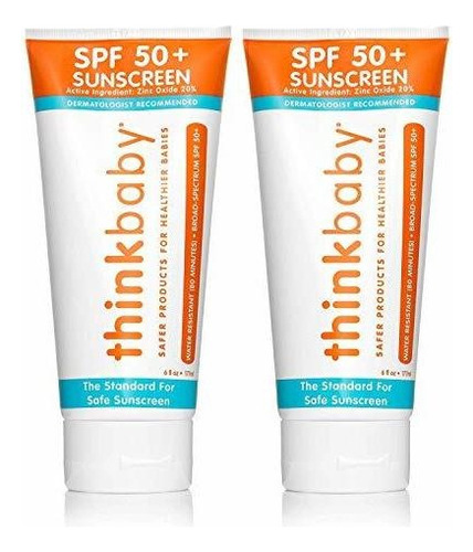 Thinkbaby Seguro De Protección Solar Spf 50+ - Tamaño 6 Oz F