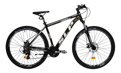 Bicicleta Mountain Bike Rodado 29 Slp 100 Cambios Shimano Freno Disco Llantas Ref Aluminio Suspension Hombre Mujer Happy