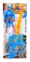 Comprar Espada Juguete C\u002Fluz Sonido Lanza Tazos Spideman Y Avengers