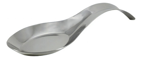 Descanso Apoio Colher Talher Aço Inox 21x8 Cm Yazi Cor Prata