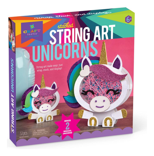 Unicornios Artísticos Con Hilos Apilados, Fantásticos Y Arte