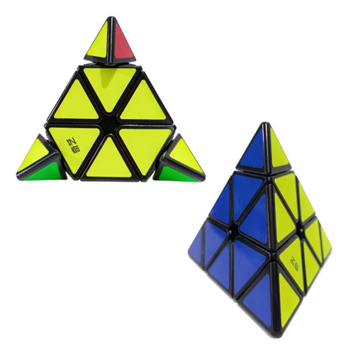 Cubo Rubik Pyraminx Qiyi Stickerless Qiming Pirámide 3x3