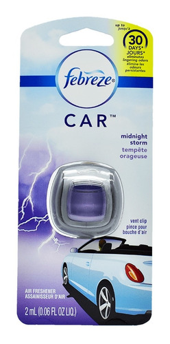 Febreze Car Desodorante Perfume Aromatizante Para Auto Storm