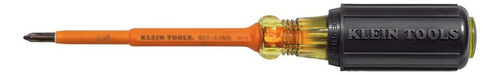 Klein Tools 633-4-ins Desarmador Aislado #1 Punta Phillips