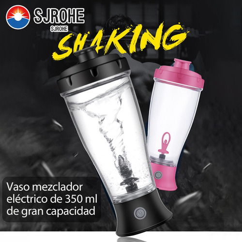Mini Vaso Licuadora Portatil Usb Recargable Color Negro