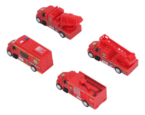 Juego De 4 Modelos De Camiones City Truck, Coches De Aleació