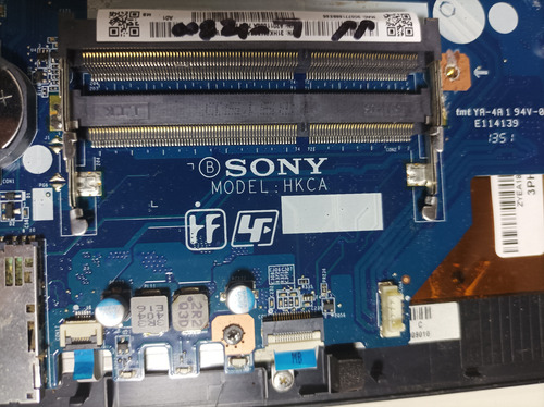 Sony Svf142c29u Svf14321clw Pzas Dahkcamb6a0 Motherboard Fle Negro (Usado)