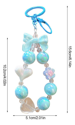 Llavero Con Pulsera De Flores Con Cuentas Llavero Con Cuenta