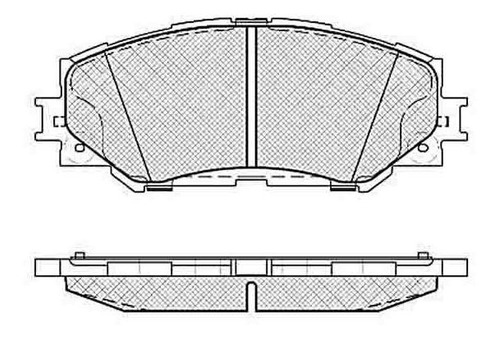 Pastilla De Freno Toyota ---rav 4 Iii 2.2- 2.4 4wd 06/ Delan