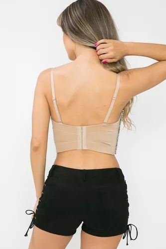 Bustier, Corset, Bralette, Sujetador, Crop Top Sexy, Mujer