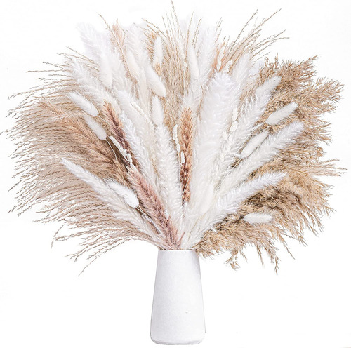 Plantas Decorativas Pampas Secas Flores Artificiales 80pcs