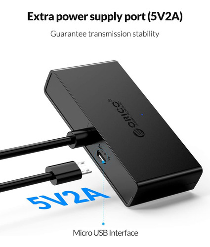 Hub Usb 3.0 De 4 Puertos Orico Cable 1.5m Para Mac Xps Y ...