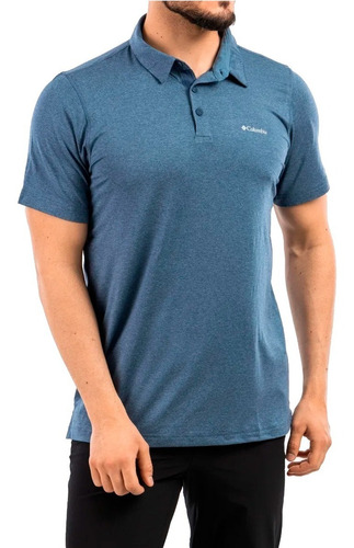 Remera Hombre Columbia Polo Tech Trail Secado Rápido P*