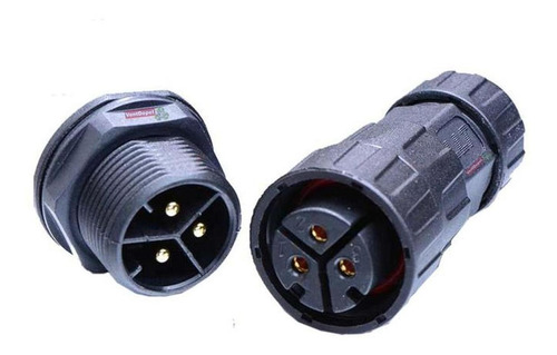 Conector M25-3p De Montaje, Mxcbx-008, 20pzas, Hembra Y Mach