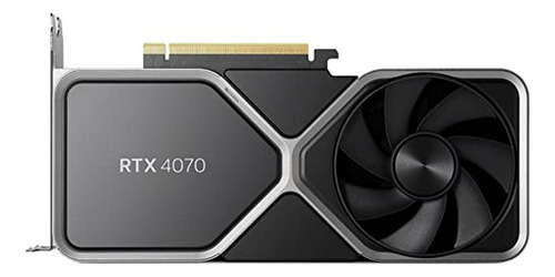 Tarjeta Gráfica  Rtx 4070 Fe - Titanio Negro