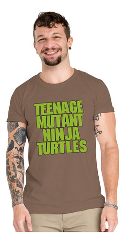 Polera Tortugas Ninja Tmnt Cartoon Algodón Orgánico Wiwi