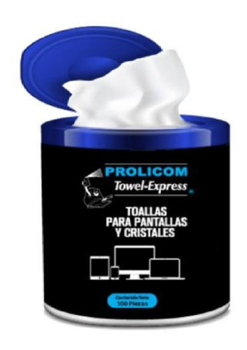 10 Pq Toallas Antiestática Prolicom Towel Express C/100 Pzas