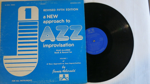 Vinyl Vinilo Lp Acetato A New Approach To Jazz Improvisation
