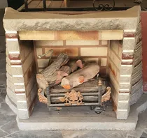 Comprar Hogar Estufa Chimenea Gas Leños + 2 Chisperos. No Envio