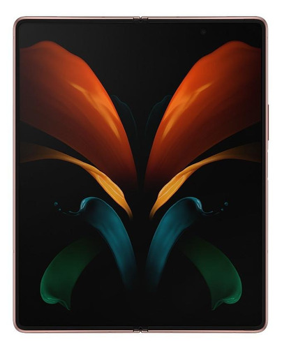 Celular Smartphone Samsung Galaxy Z Fold 2 Sm-f916 256gb Bronze - Dual Chip