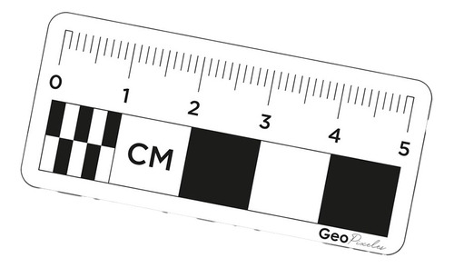 Escala Fotográfica Magnética V.2  Magnet-tag - Geopixeles