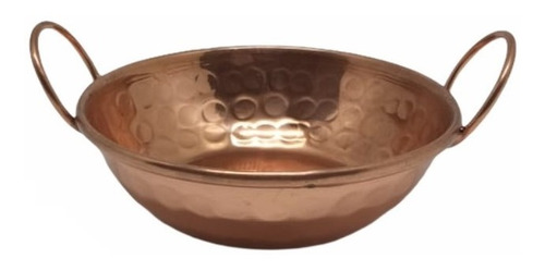 Imagem 3 de 6 de Conjunto Com 3 Tigelas Tacho De Cobre Com Alças