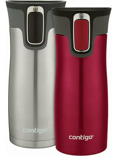 Contigo Vaso Térmico Autoseal West Loop 16 Oz 2 Pieza 473ml