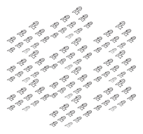 Clips Metálicos Para Papel, 100 Unidades, Con Forma De Gato,