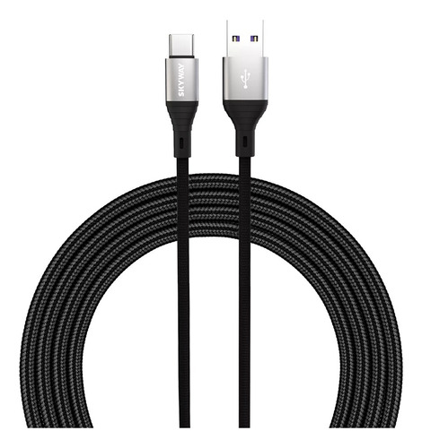 Cable Carga Rapida Usb C 1 Metro Max 5a Potencia Mallado