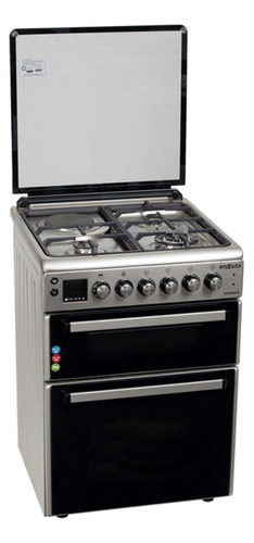 Cocina Doble Horno Enxuta 3 Hornallas 1 Disco Cenxdh6413i