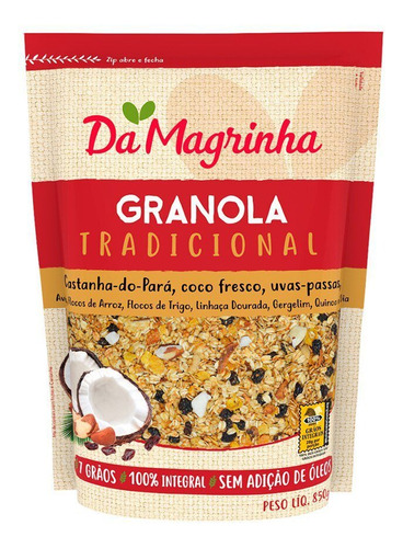 Granola Integral Tradicional Da Magrinha 850g