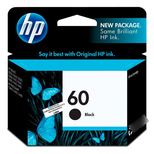 Cartucho Tinta Hp Cc640wl 60 Negro Deskjet D1660/ C4640