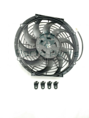 6 Eletro Ventilador Ventoinnha Universal 12 Polegada 12v 80w