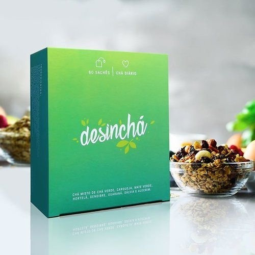 Chá Desinchá Caixa Com 60 Sachês Promo Original Emagrecedor