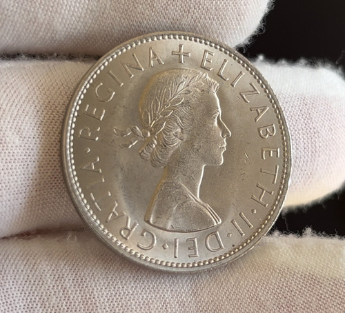 Moeda Oficial Inglaterra 1967 Half Crown