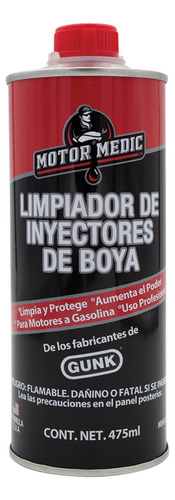 Líquido Limpiador De Inyectores De Boya 475ml Motor Medic