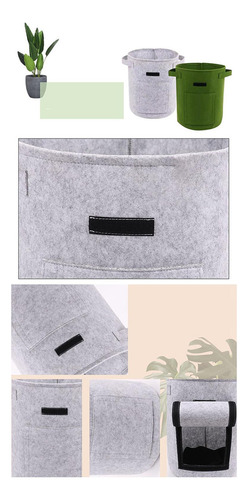 2 Bolsa De De Patatas, Gris Claro Gris Claro 23cmx28cm