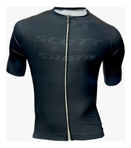 Jersey Sram Negro Petroleo Ciclismo Ruta Mtb Fabricar